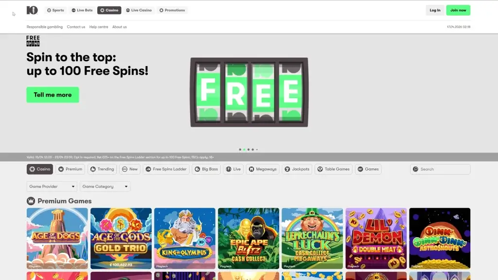 10bet Casino